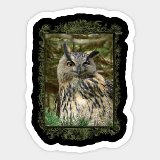 Pure Wildlife Lovers: Eagle-Owl Sticker